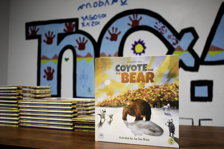 Osage Nation Language Department publishes children’s book ‘Coyote and the Bear’
