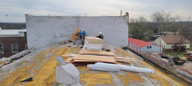 Historic Tall Chief Theater in Fairfax rises again with a new roof